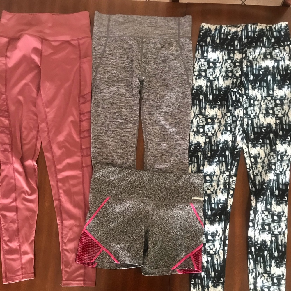leggins and short for exercise